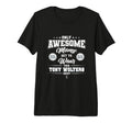Tony Wolters Awesome Moms Tri Blend T-Shirt - Custom Art Print Unisex - T-Shirt, Sweatshirt, Hoodie