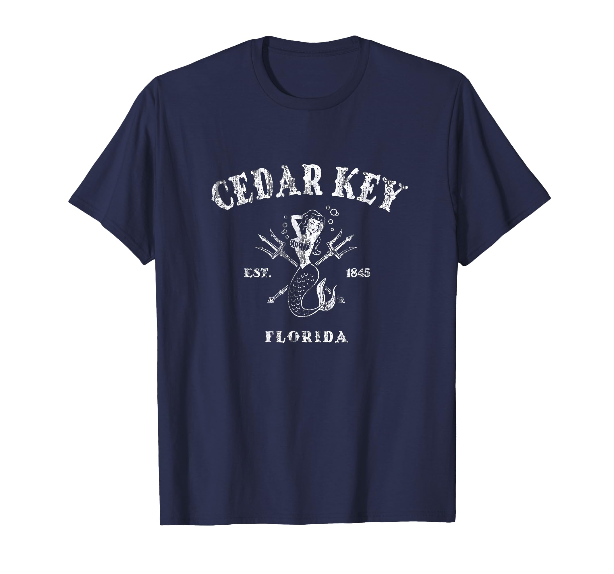 Cedar Key Florida Fl Mermaid Nautical T-Shirt - Streetwear Style for Adults - T-Shirt, Sweatshirt, Hoodie
