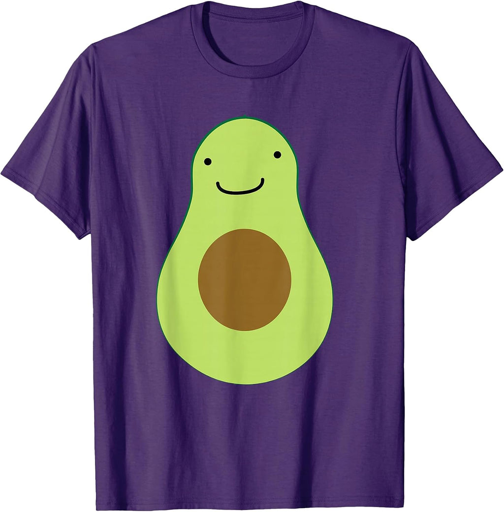 Cute Smiley Avocado Funny - Adult & Kids T-Shirts, Sweatshirts & Hoodies apparel design preview 1