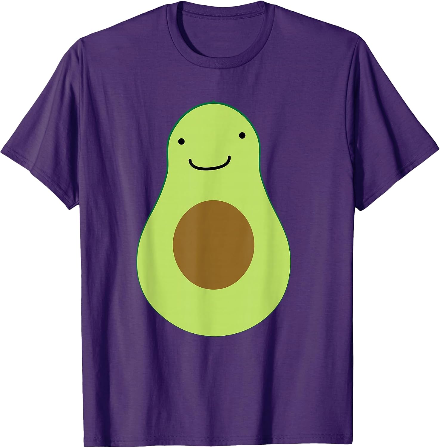 Cute Smiley Avocado Funny - Adult & Kids T-Shirts, Sweatshirts & Hoodies apparel design preview 1
