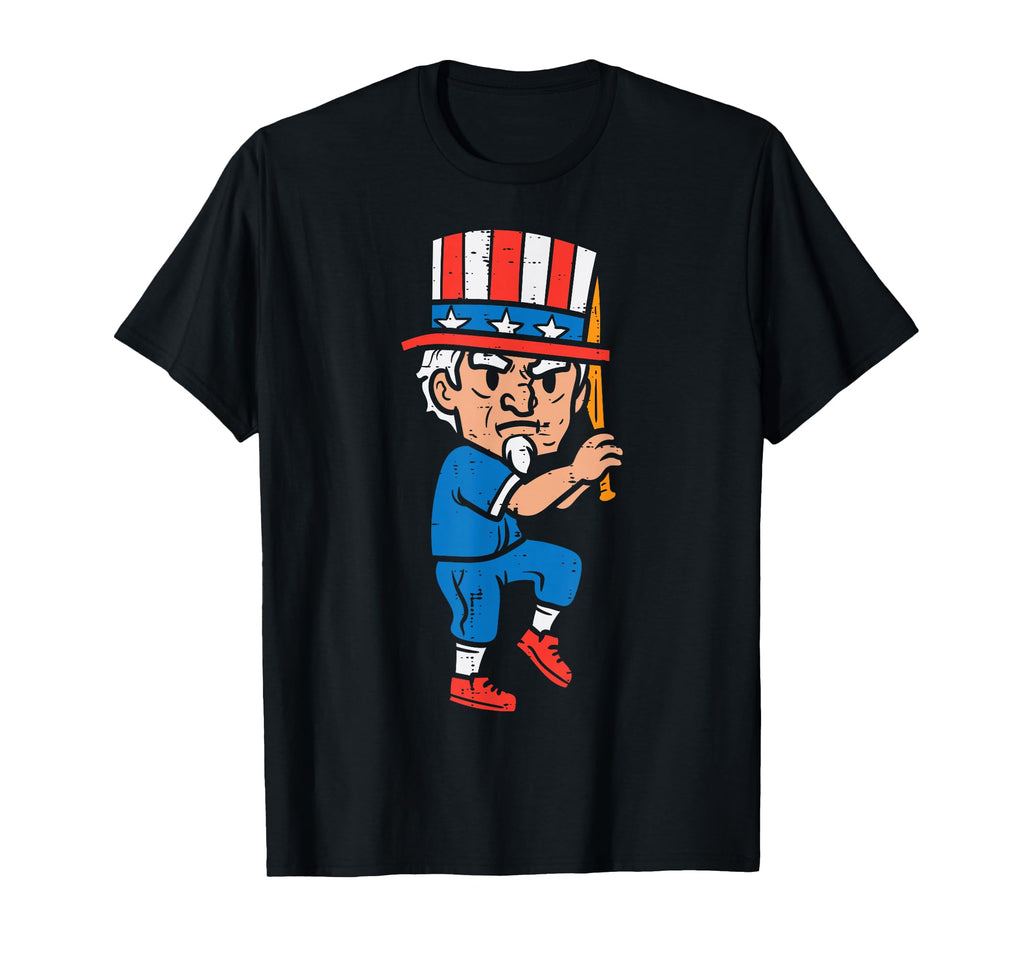 Uncle Sam Baseball American T-Shirt - Casual Everyday Wear for Adults - T-Shirt, Sweatshirt, Hoodie