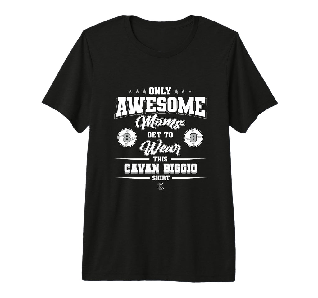 Cavan Biggio Awesome Moms Tri Blend T-Shirt - Graphic Print for Adults - T-Shirt, Sweatshirt, Hoodie