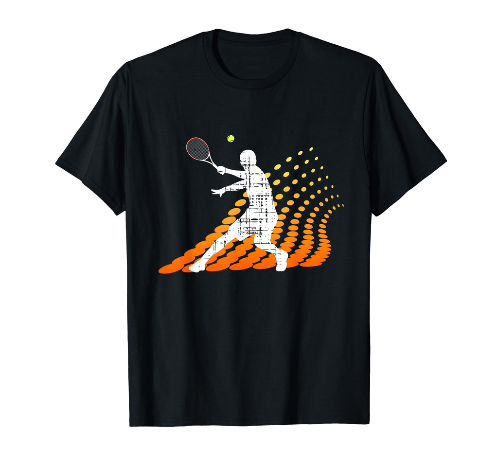 Tennis Team Player Distressed Sports T-Shirt - Unique Graphic for Adults - T-Shirt, Sweatshirt, Hoodie