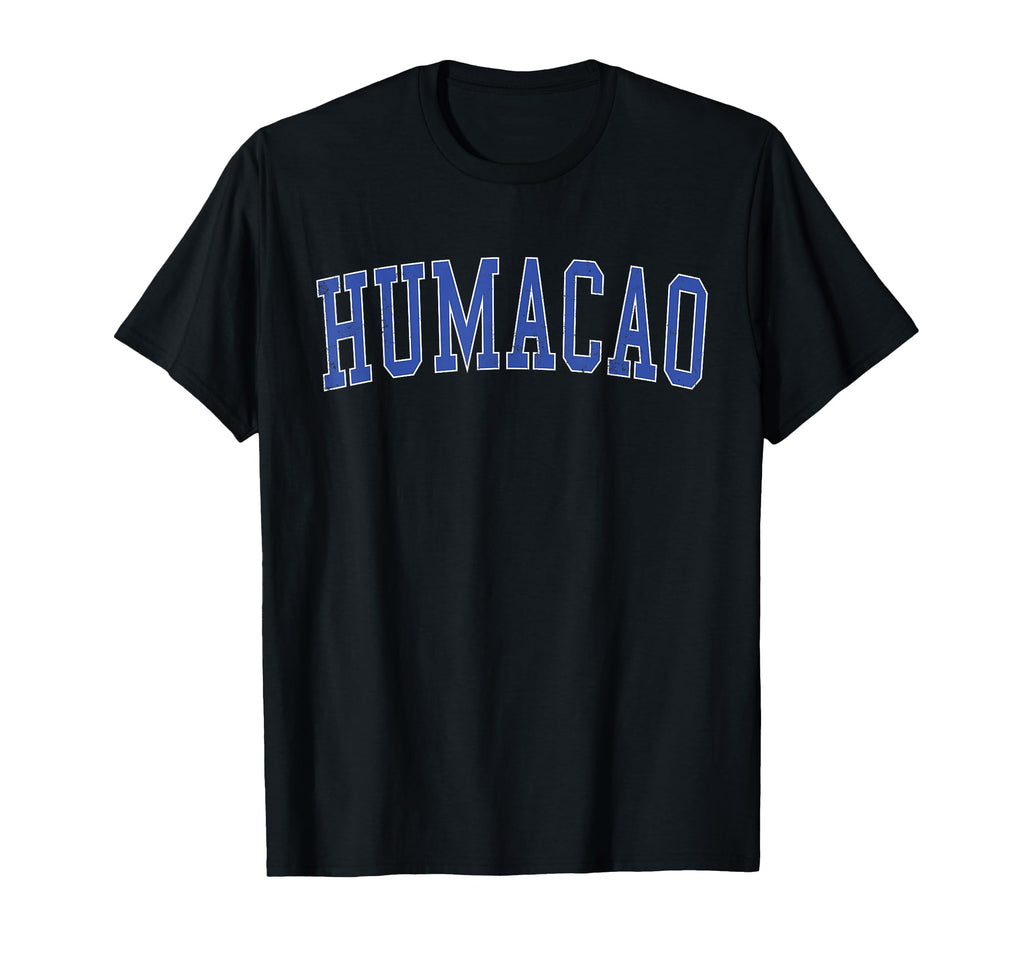Humacao Pr Distressed Blue Varsity T-Shirt - Streetwear Style Unisex - T-Shirt, Sweatshirt, Hoodie