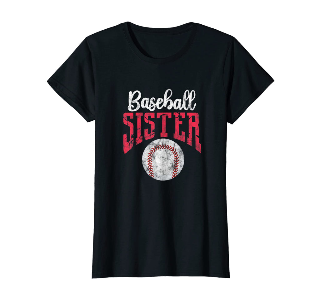 Womens Baseball Sister Baseball Player T-Shirt - Graphic Print for Adults - T-Shirt, Sweatshirt, Hoodie