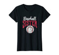 Womens Baseball Sister Baseball Player T-Shirt - Graphic Print for Adults - T-Shirt, Sweatshirt, Hoodie