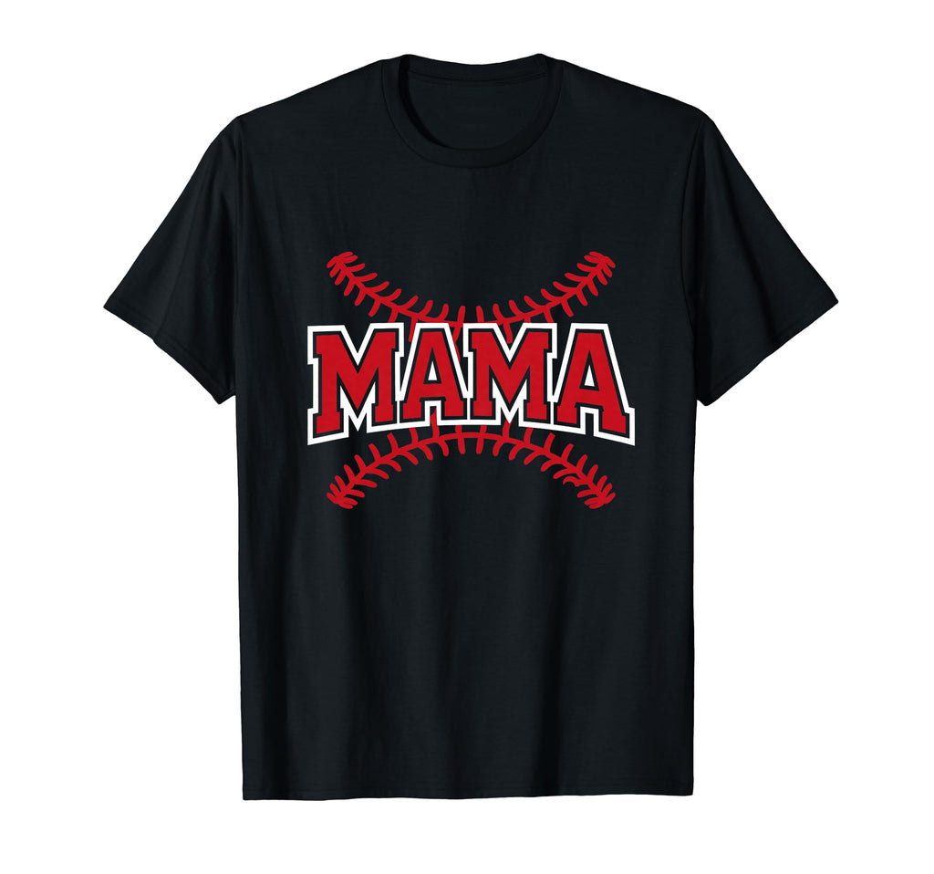 Baseball Mama Loud Mom And Proud Mommy T-Shirt - Novelty Apparel Unisex - T-Shirt, Sweatshirt, Hoodie