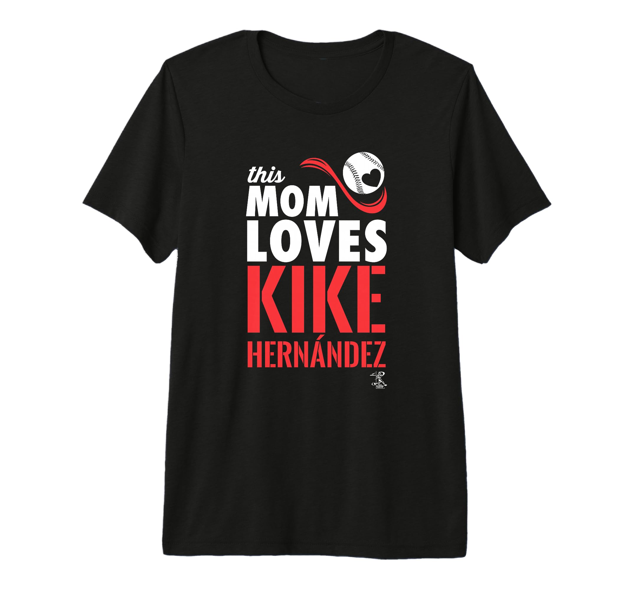 Kike Hernandez This Mom Loves Tri Blend T-Shirt - Graphic Print for Adults - T-Shirt, Sweatshirt, Hoodie