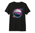 Colorful Basketball Ball Basketball T-Shirt - Streetwear Style for Adults - T-Shirt, Sweatshirt, Hoodie