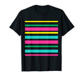 70S 80S Rainbow Pastel Striped Stripe T-Shirt - Streetwear Style Unisex - T-Shirt, Sweatshirt, Hoodie
