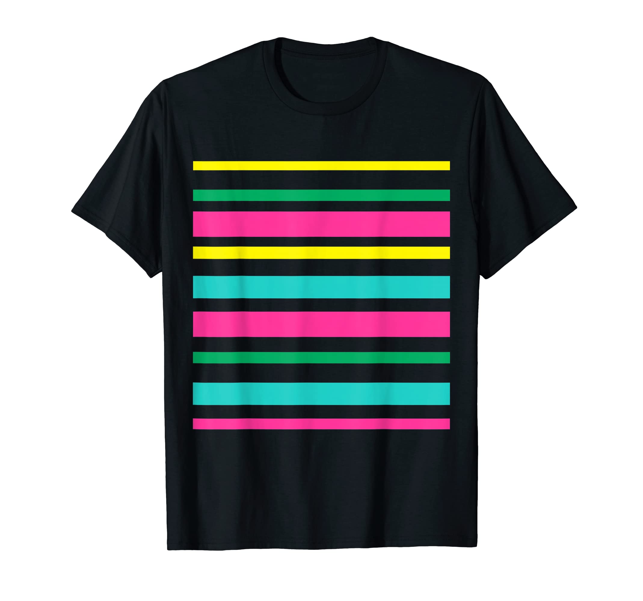 70S 80S Rainbow Pastel Striped Stripe T-Shirt - Streetwear Style Unisex - T-Shirt, Sweatshirt, Hoodie