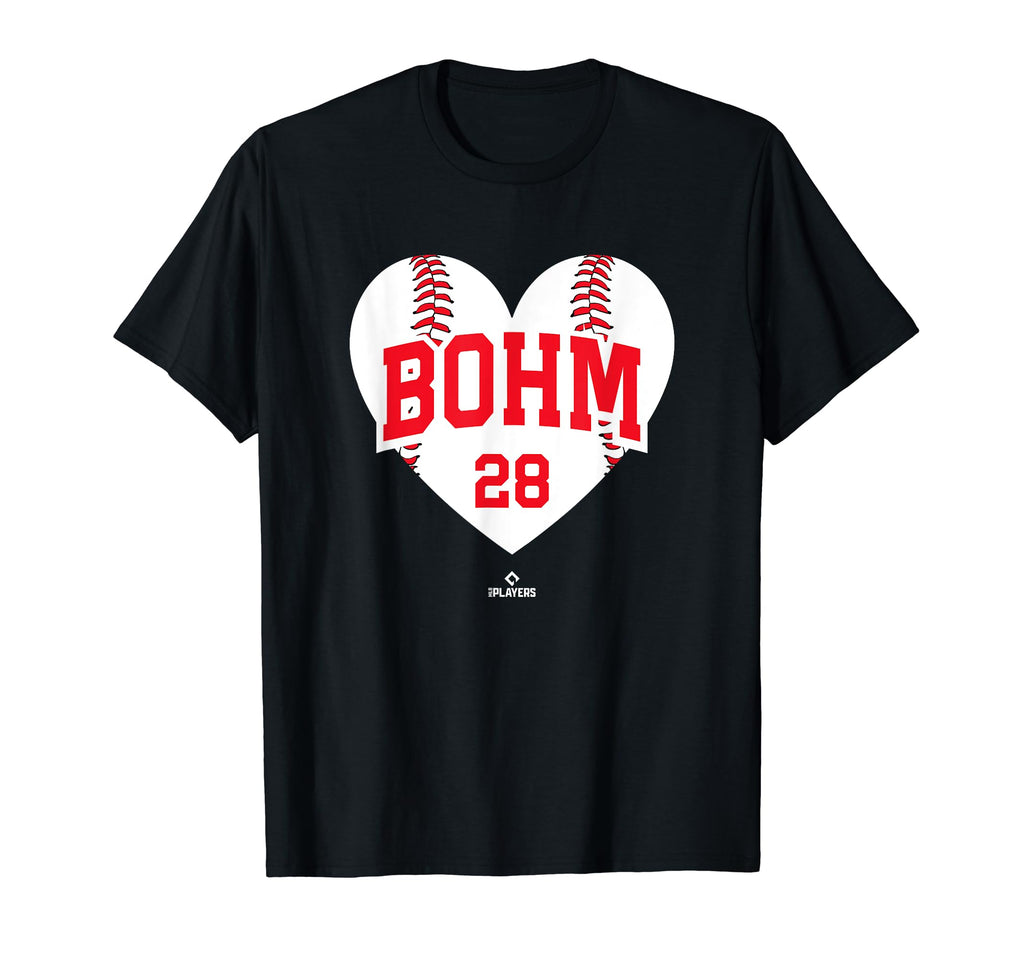 Baseball Heart Alec Bohm Philadelphia Mlbpa T-Shirt - Graphic Print Unisex - T-Shirt, Sweatshirt, Hoodie