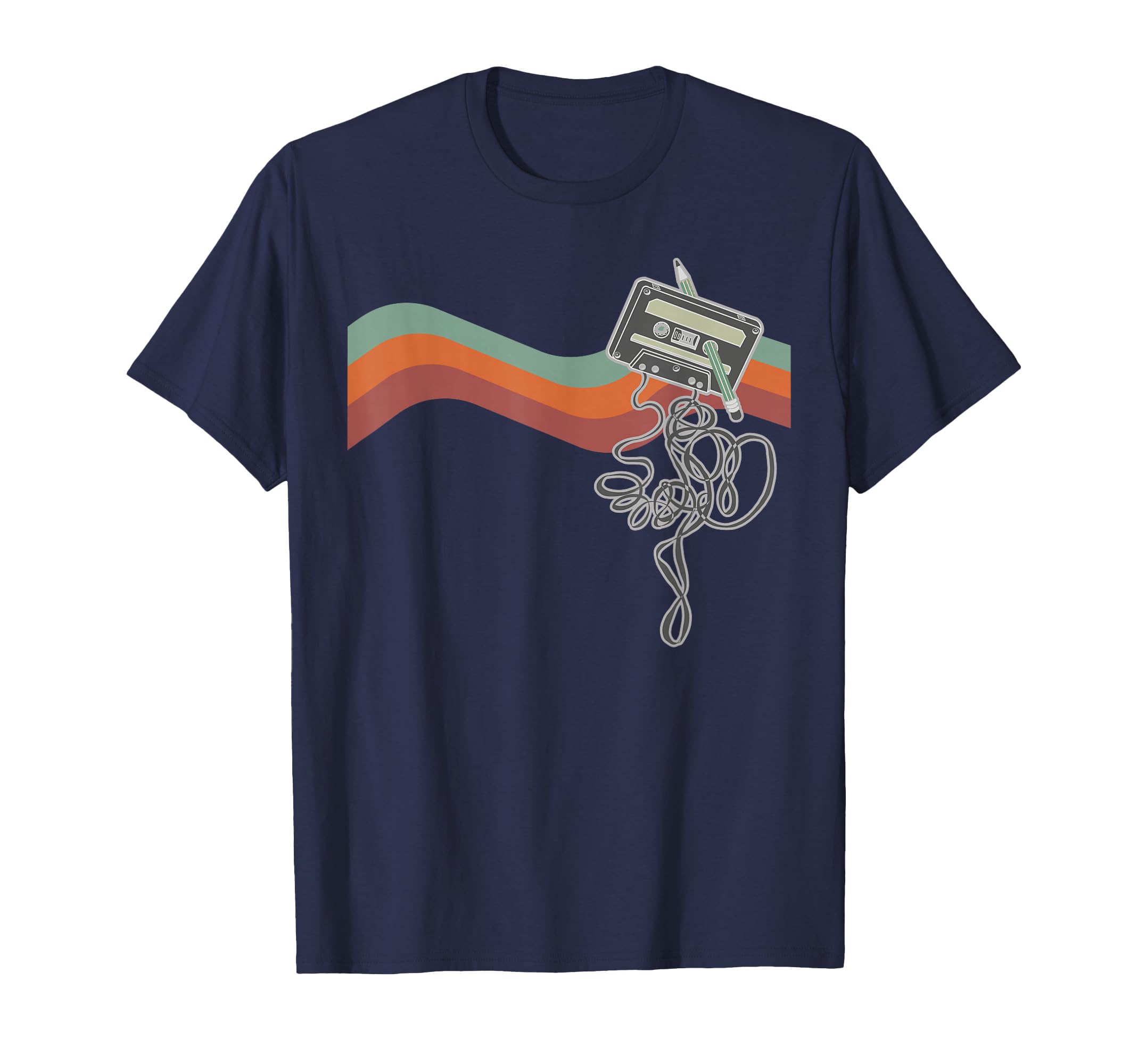 Cassette Tape Recorder 60S 70S Icon T-Shirt - Custom Art Print for Adults - T-Shirt, Sweatshirt, Hoodie