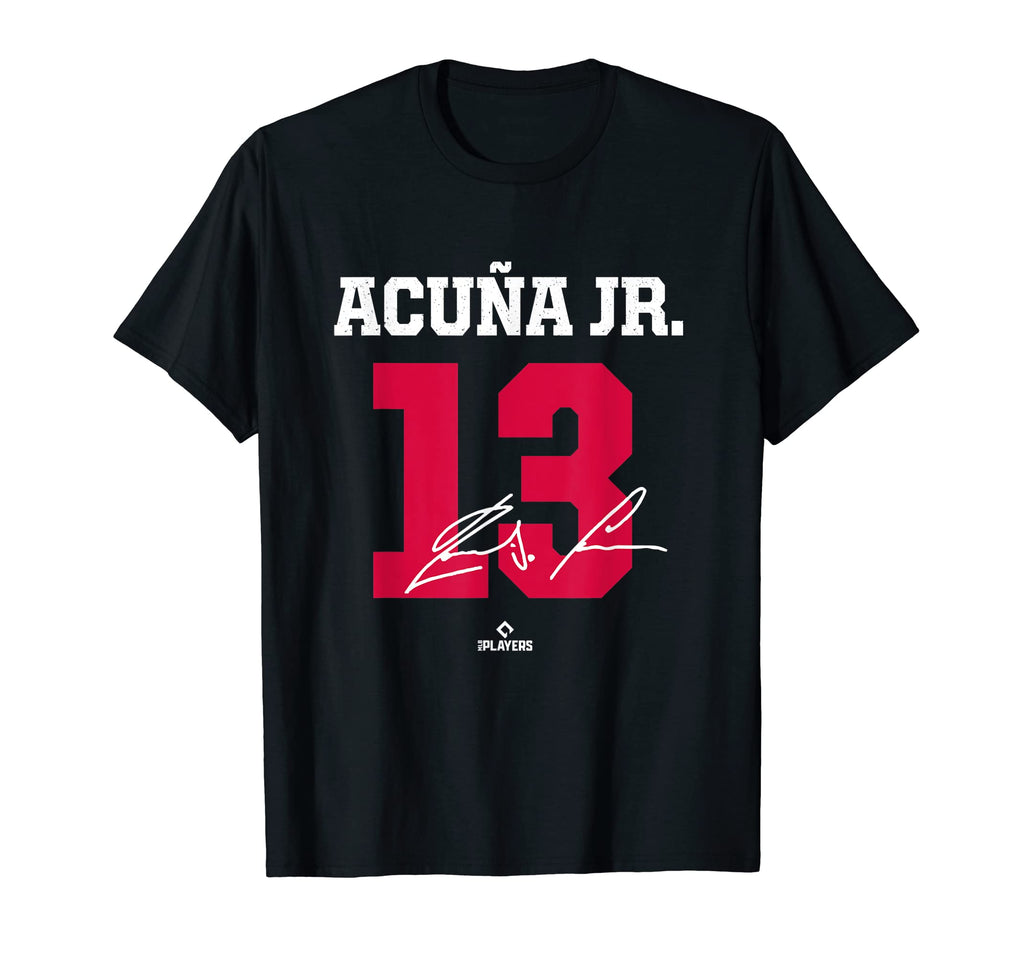 Ronald Acuna Jr 13 Atlanta Baseball T-Shirt - Minimalist Print Unisex - T-Shirt, Sweatshirt, Hoodie