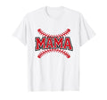 Baseball Mama Loud Mom And Proud Mommy T-Shirt - Graphic Print Unisex - T-Shirt, Sweatshirt, Hoodie