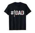 Number One 1 Baseball Dad Fathers T-Shirt - Aesthetic Graphic Men Women - T-Shirt, Sweatshirt, Hoodie