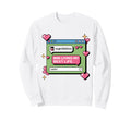Brb Living My Best Life Y2K Cyber Sweatshirt - Graphic Print for Adults - T-Shirt, Sweatshirt, Hoodie