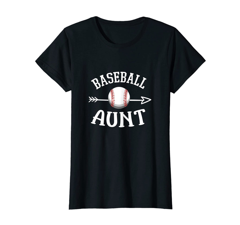 Womens Baseball Aunt Auntie T-Shirt - Aesthetic Graphic Men Women - T-Shirt, Sweatshirt, Hoodie
