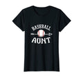 Womens Baseball Aunt Auntie T-Shirt - Aesthetic Graphic Men Women - T-Shirt, Sweatshirt, Hoodie