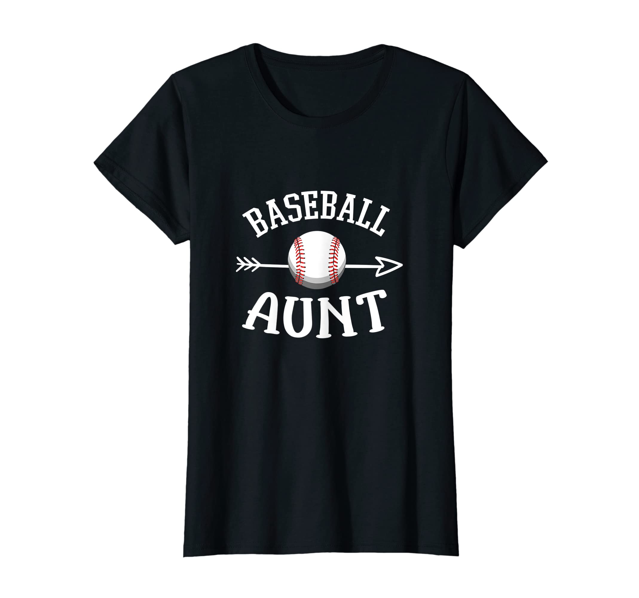 Womens Baseball Aunt Auntie T-Shirt - Aesthetic Graphic Men Women - T-Shirt, Sweatshirt, Hoodie