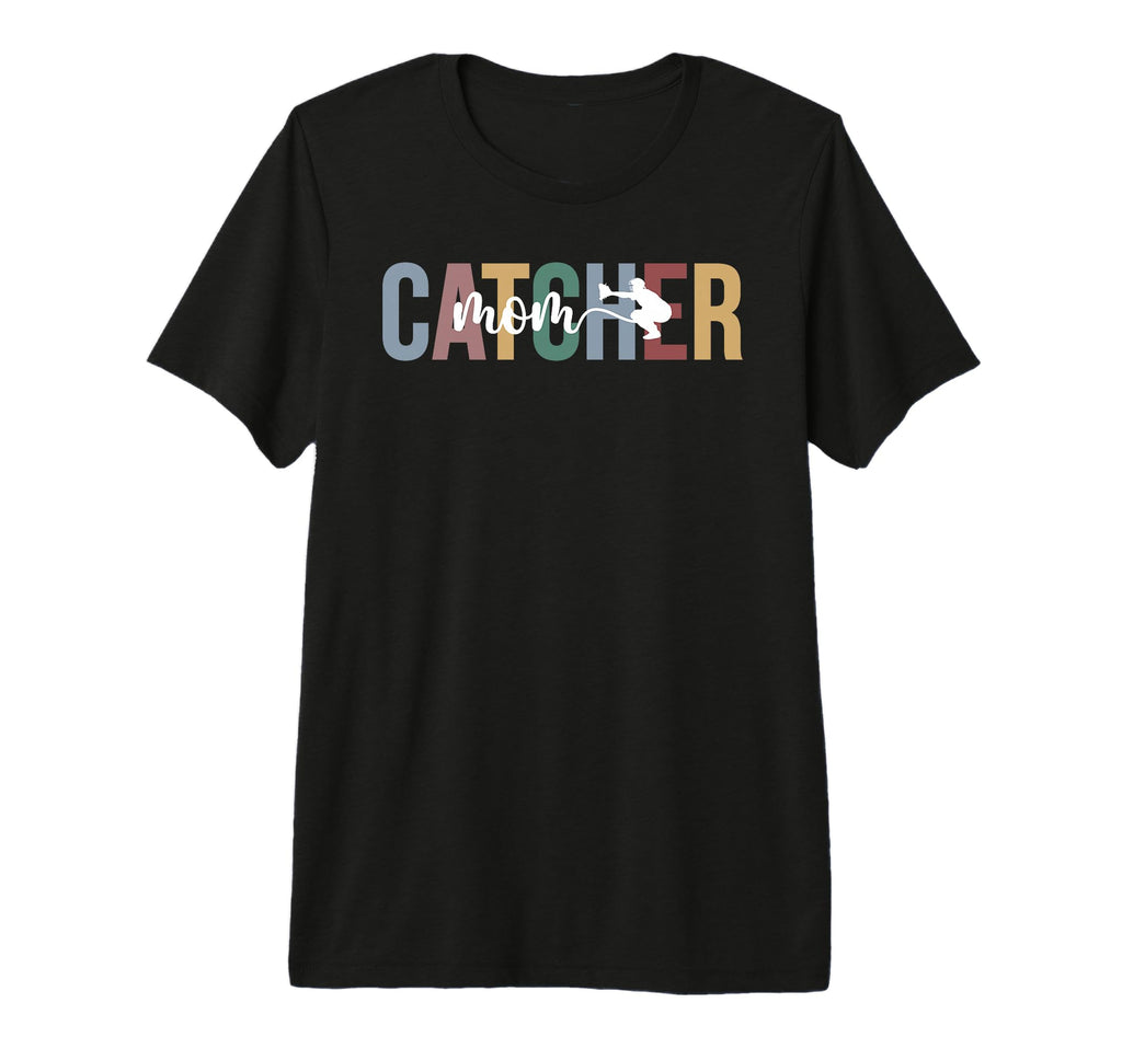 Baseball Catcher Mom Boho Mom Baseball T-Shirt - Graphic Print Men Women - T-Shirt, Sweatshirt, Hoodie