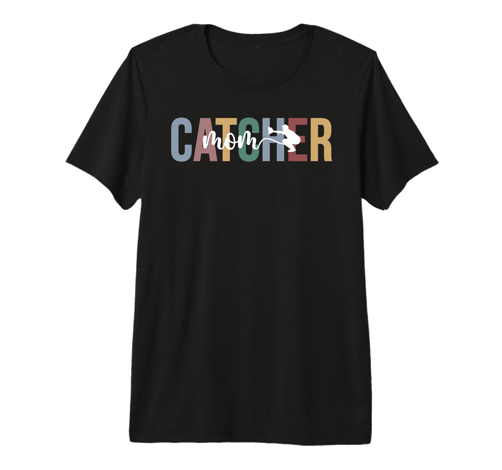 Baseball Catcher Mom Boho Mom Baseball T-Shirt - Graphic Print Men Women - T-Shirt, Sweatshirt, Hoodie