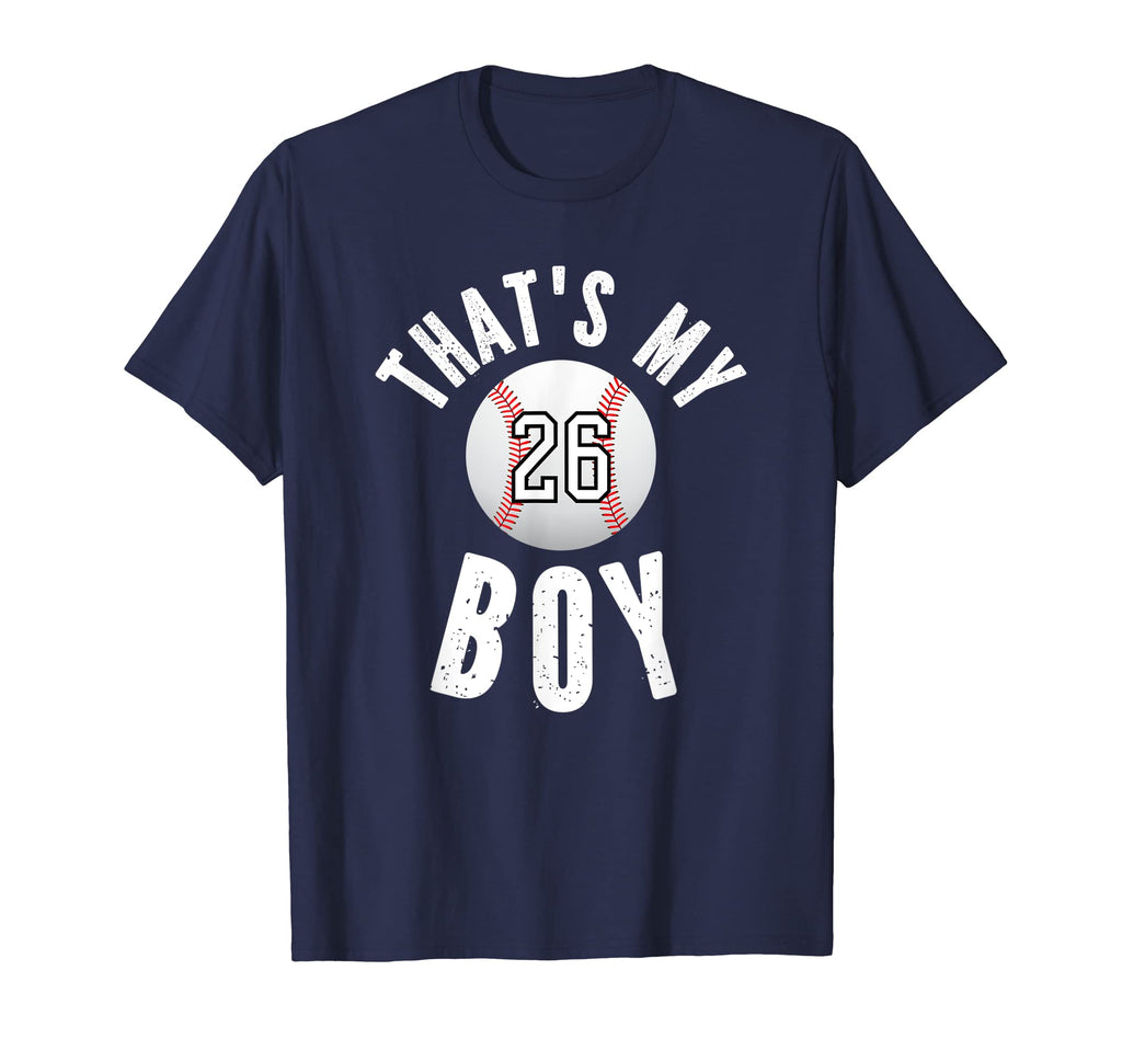 Thats My Baseball Jersey Number 26 T-Shirt - Novelty Apparel for Adults - T-Shirt, Sweatshirt, Hoodie
