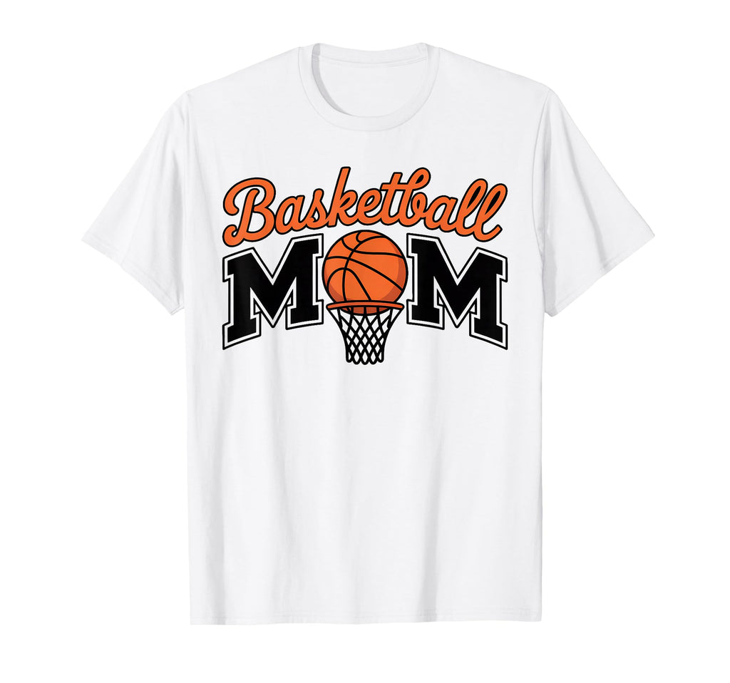 Basketball Mom Sports Fan Game Day T-Shirt - Aesthetic Graphic Men Women - T-Shirt, Sweatshirt, Hoodie