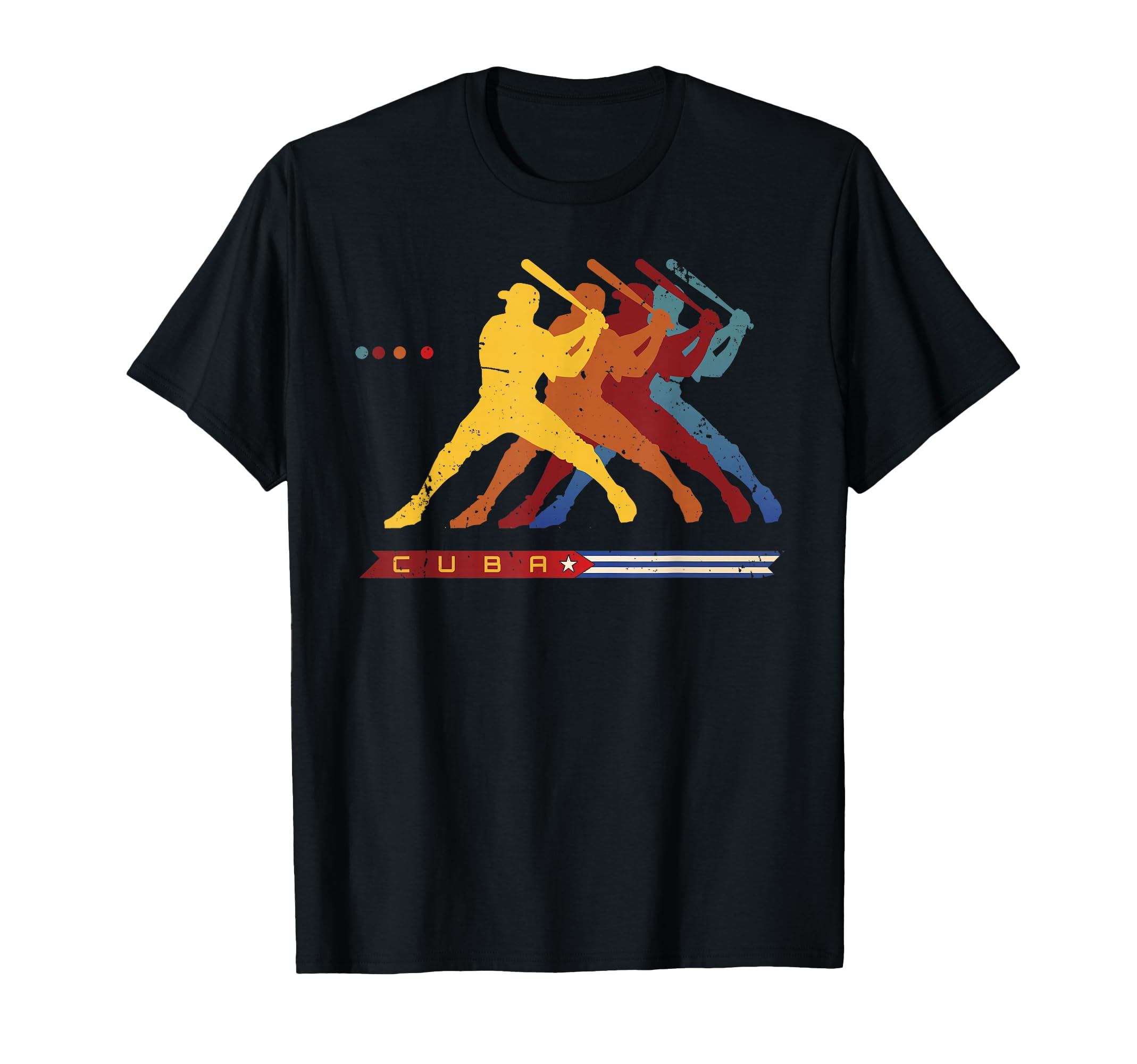 Cuba Baseball Cuban Flag Team Player T-Shirt - Novelty Apparel Men Women - T-Shirt, Sweatshirt, Hoodie