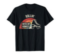Rollin My Homies Roller Skate 70S 80S T-Shirt - Graphic Print Unisex - T-Shirt, Sweatshirt, Hoodie