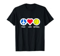 Peace Love Softball Fun Softball Fan T-Shirt - Streetwear Style for Adults - T-Shirt, Sweatshirt, Hoodie