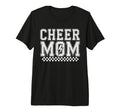 Cheer Mom Mother Bow Cheerleader Game T-Shirt - Custom Art Print Men Women - T-Shirt, Sweatshirt, Hoodie