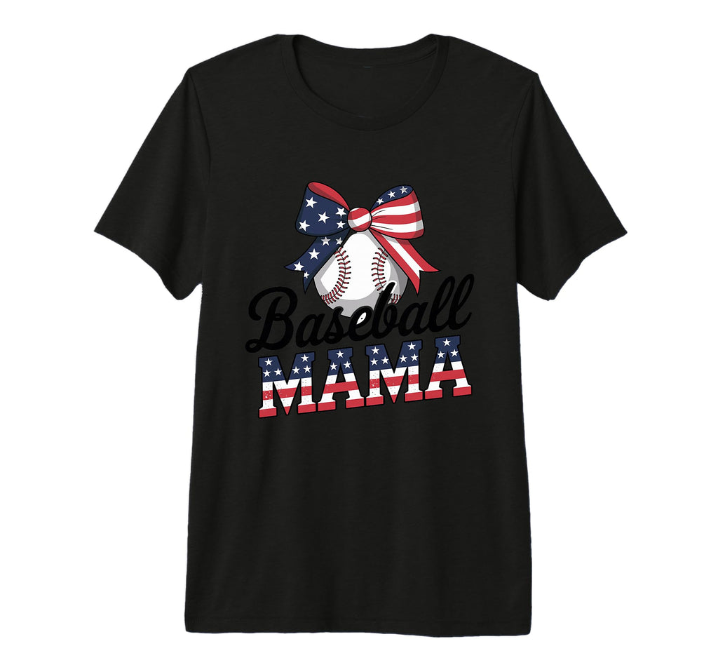 Baseball Mama Tri Blend T-Shirt - Fun Novelty Design Men Women - T-Shirt, Sweatshirt, Hoodie