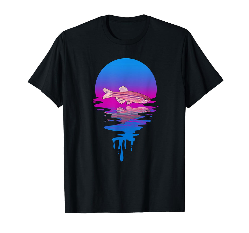Sunset Zebrafish T-Shirt - Trendy Graphic Men Women - T-Shirt, Sweatshirt, Hoodie