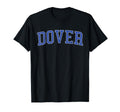 Dover De Distressed Blue Varsity T-Shirt - Novelty Apparel for Adults - T-Shirt, Sweatshirt, Hoodie