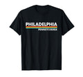 Philadelphia Pennsylvania Stripes T-Shirt - Unique Graphic for Adults - T-Shirt, Sweatshirt, Hoodie