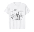 Western Cowboy Ufo Alien Aesthetic T-Shirt - Streetwear Style for Adults - T-Shirt, Sweatshirt, Hoodie