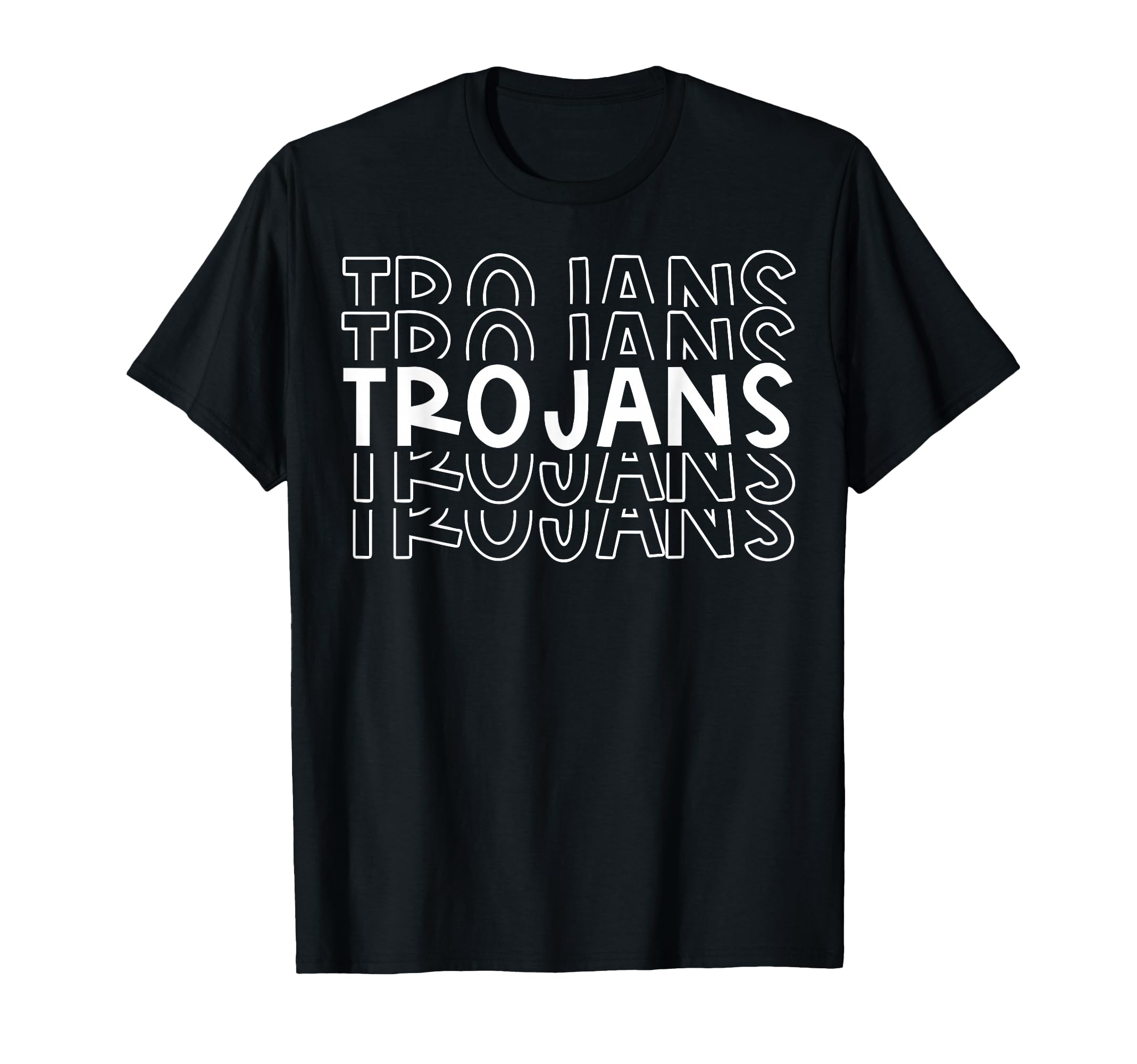 Trojans School Sports Team Mascot Town Go T-Shirt - Trendy Graphic Unisex - T-Shirt, Sweatshirt, Hoodie