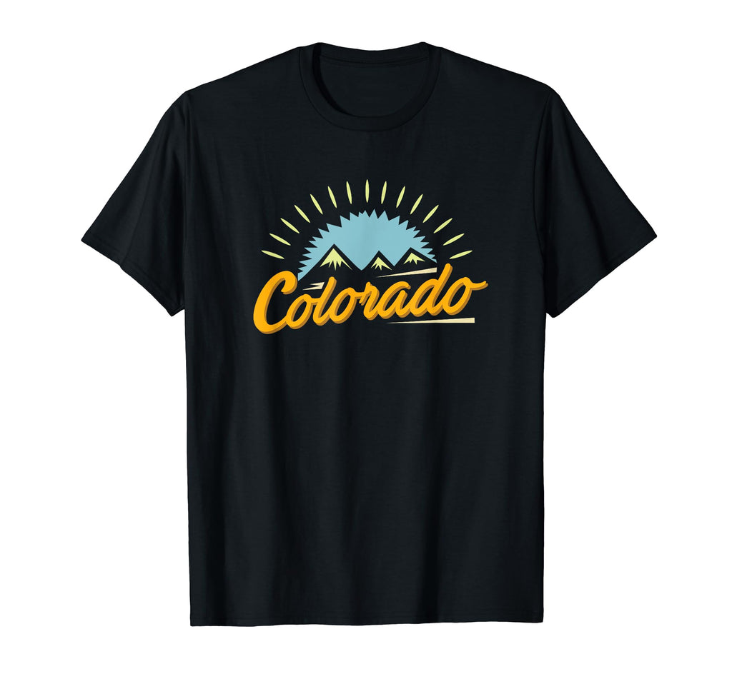 Colorado Distressed Mountain Gift T-Shirt - Fun Novelty Design Unisex - T-Shirt, Sweatshirt, Hoodie