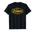 Zion National Park Tree Hexagon Badge T-Shirt - Aesthetic Graphic Unisex - T-Shirt, Sweatshirt, Hoodie