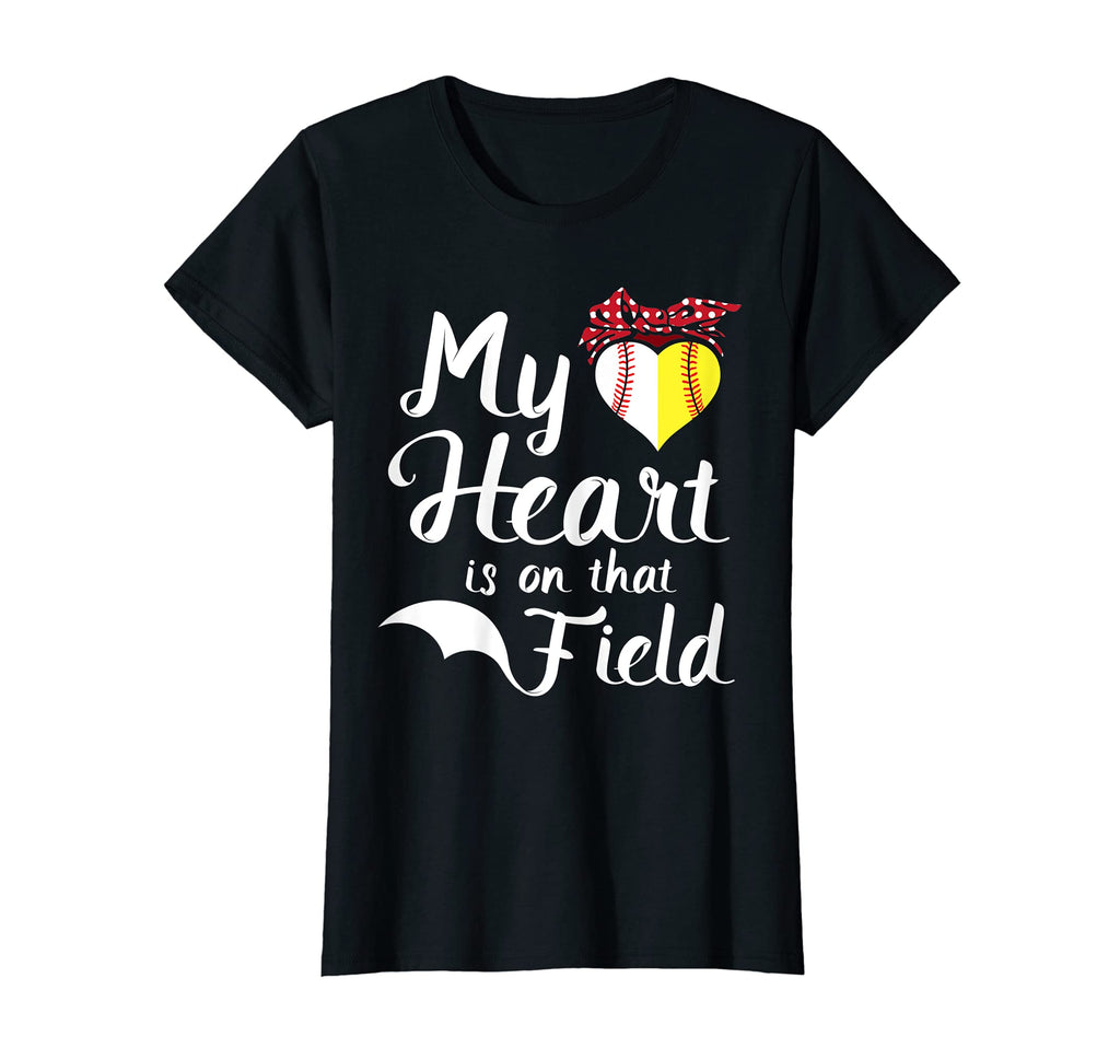 Womens My Heart Is That Field Funny T-Shirt - Unique Graphic Unisex - T-Shirt, Sweatshirt, Hoodie
