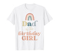 Dad Birthday Boho Rainbow Party T-Shirt - Aesthetic Graphic Men Women - T-Shirt, Sweatshirt, Hoodie