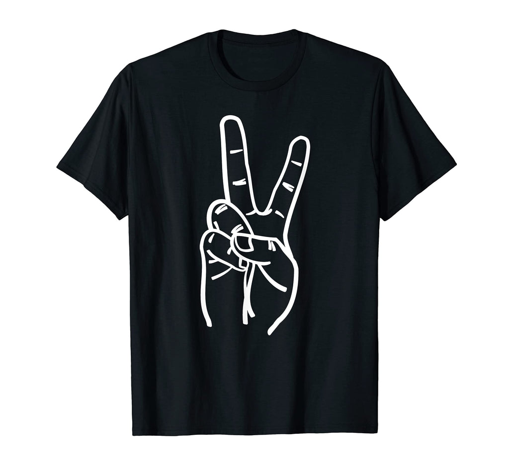 Hand Sign Peace I Come Peace T-Shirt - Fun Novelty Design Men Women - T-Shirt, Sweatshirt, Hoodie