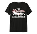 Im Baseball Mom Baseball Player Mama T-Shirt - Minimalist Print Men Women - T-Shirt, Sweatshirt, Hoodie
