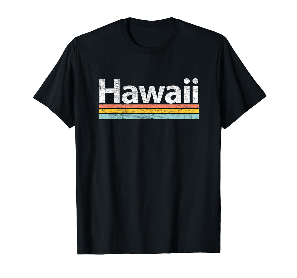 Hawaii Worn Stripes T-Shirt - Trendy Graphic Unisex - T-Shirt, Sweatshirt, Hoodie