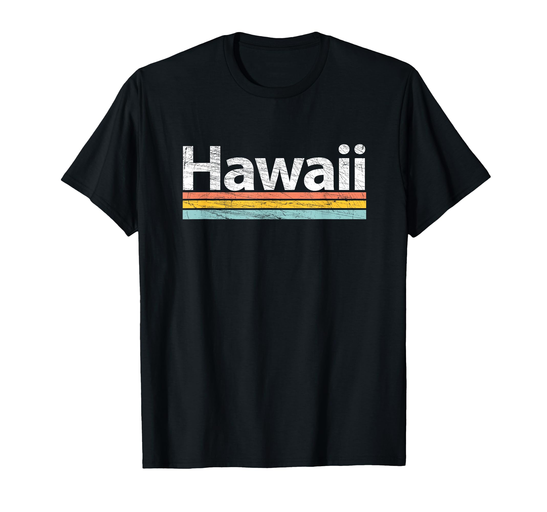 Hawaii Worn Stripes T-Shirt - Trendy Graphic Unisex - T-Shirt, Sweatshirt, Hoodie