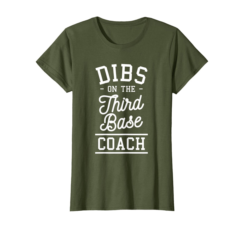 Dibs Third Base Coach Baseball Coaches T-Shirt - Trendy Graphic Men Women - T-Shirt, Sweatshirt, Hoodie