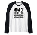 Mom Triplets Dad Triplets Gifts Hoodie - Graphic Print Unisex - T-Shirt, Sweatshirt, Hoodie