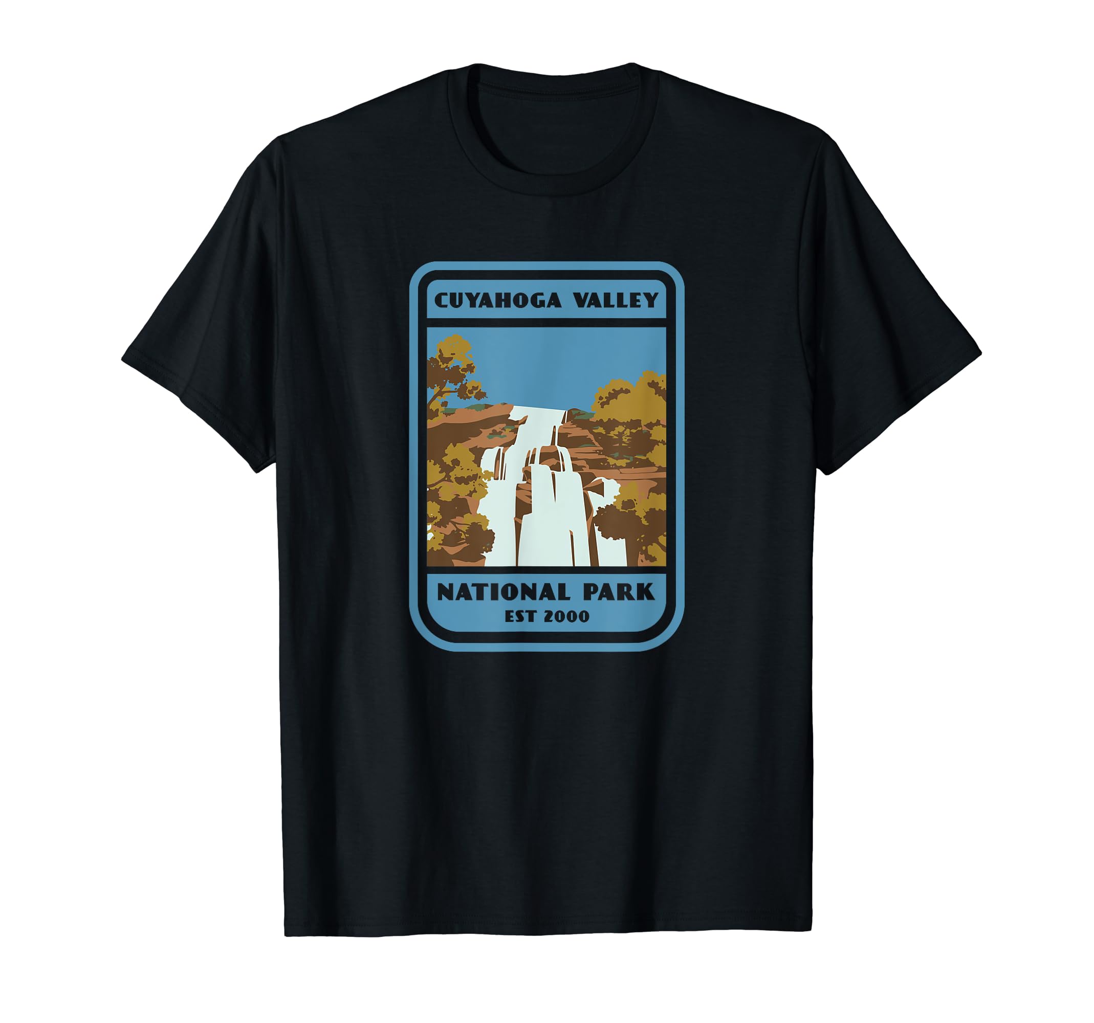 Cuyahoga Valley National Park Badge T-Shirt - Streetwear Style Unisex - T-Shirt, Sweatshirt, Hoodie