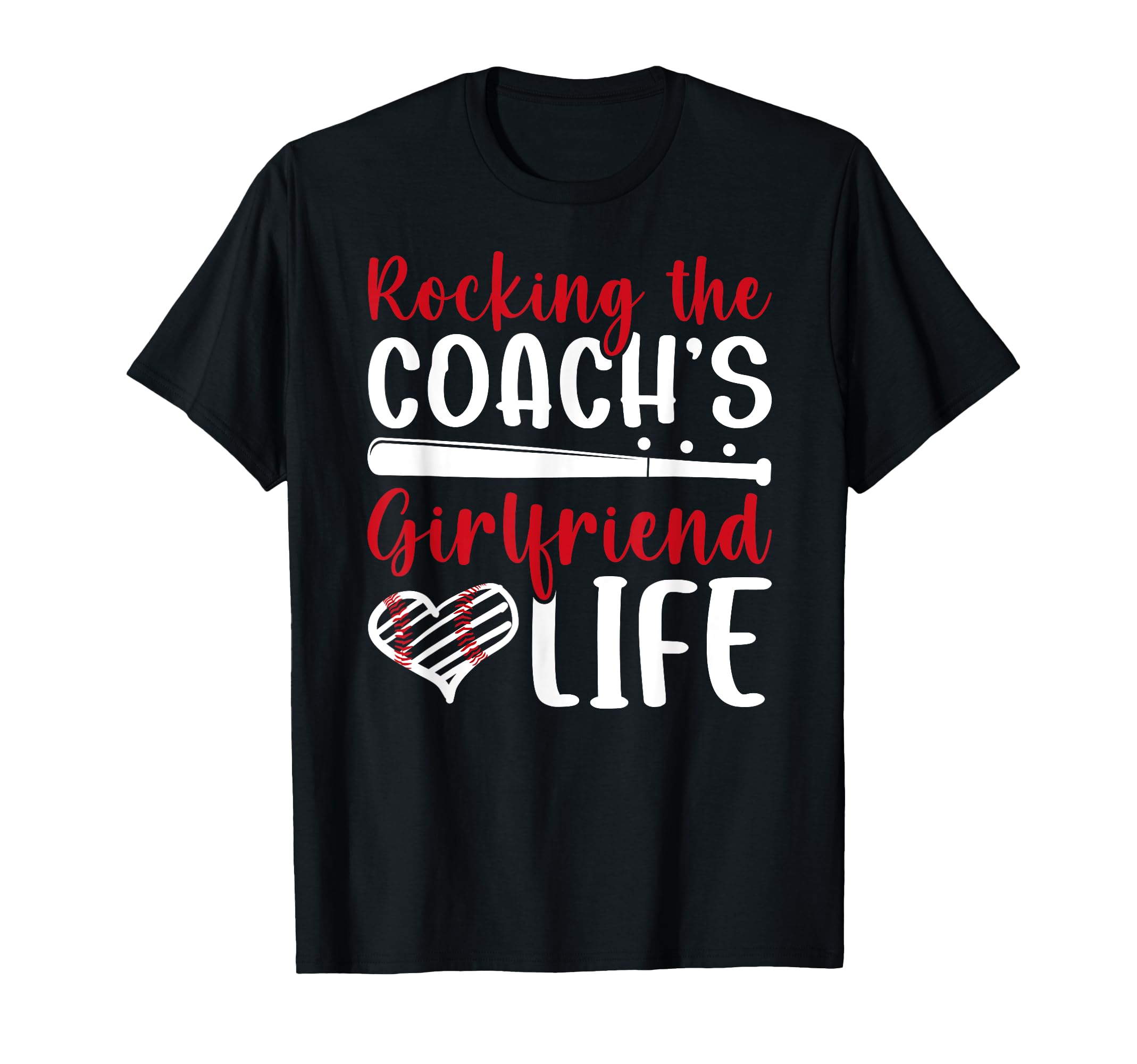 Baseball Coachs Girlfriend Life Baseball T-Shirt - Unique Graphic Unisex - T-Shirt, Sweatshirt, Hoodie
